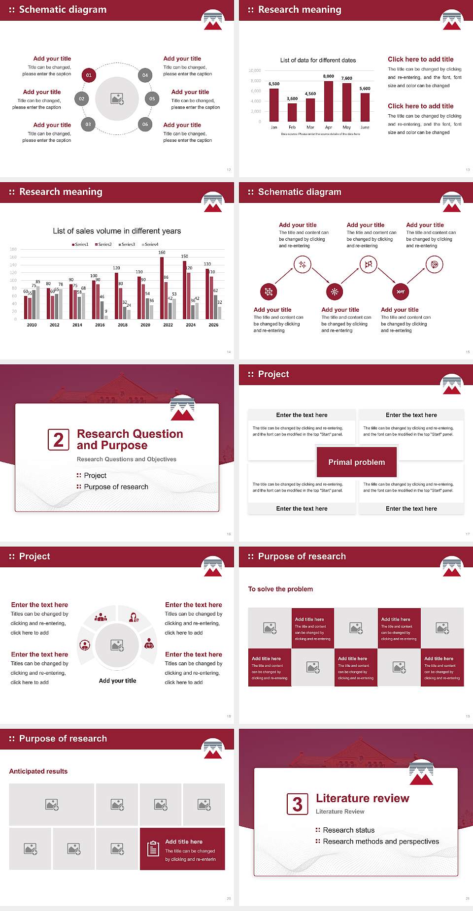 Mansfield University of Pennsylvania Graduation Thesis Defense PPT Template4:3 ratio PPT effect preview image3