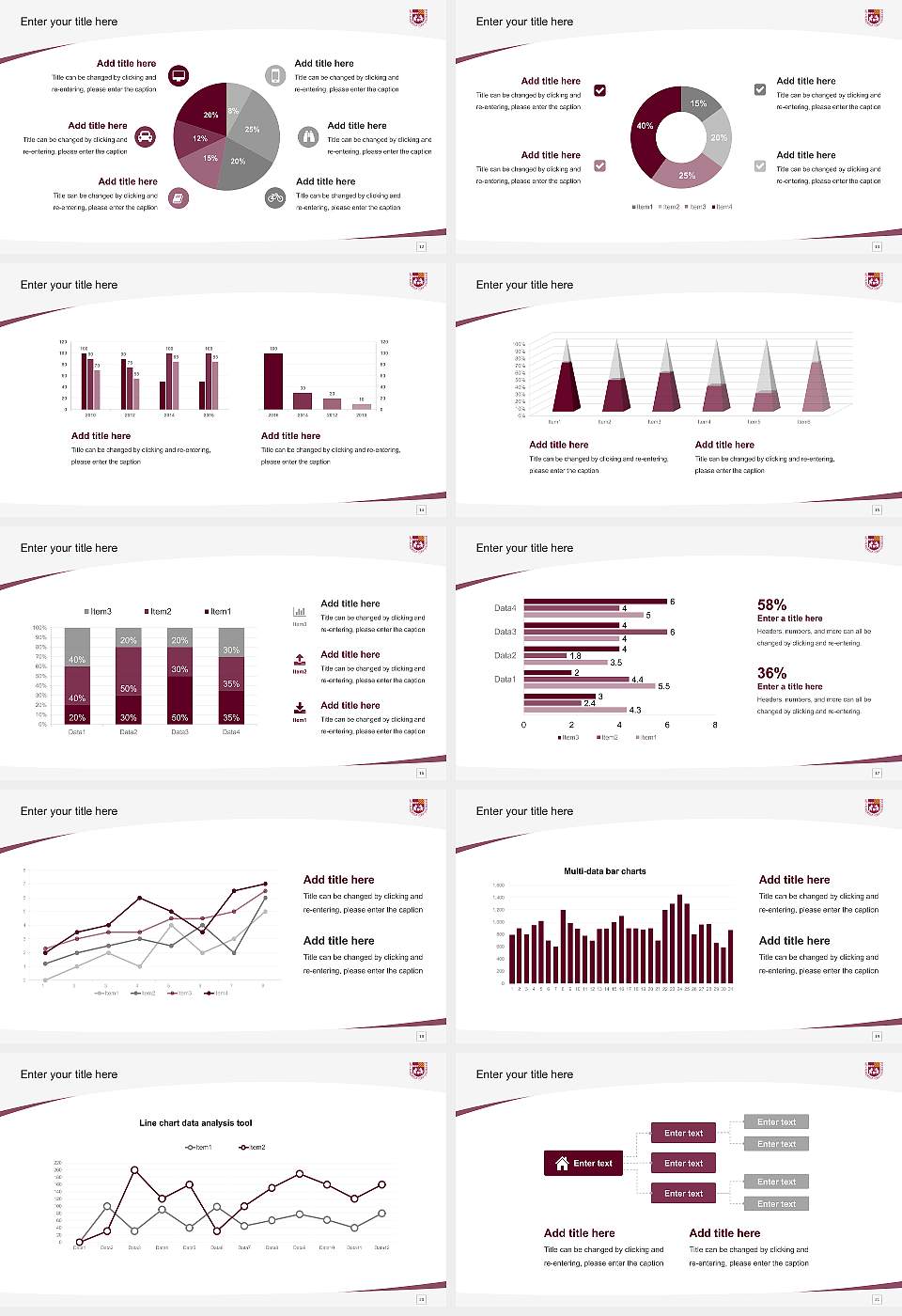 Loyola University Chicago Course/Courseware Creation PPT Template16:9 ratio PPT effect preview image3