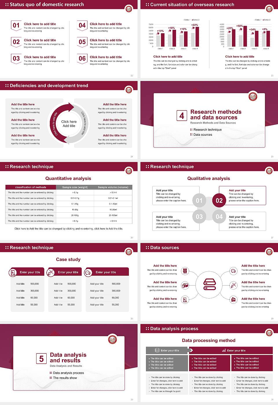 Lock Haven University Graduation Thesis Defense PPT Template16:9 ratio PPT effect preview image4