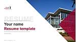 Lewis University Resume PPT Template