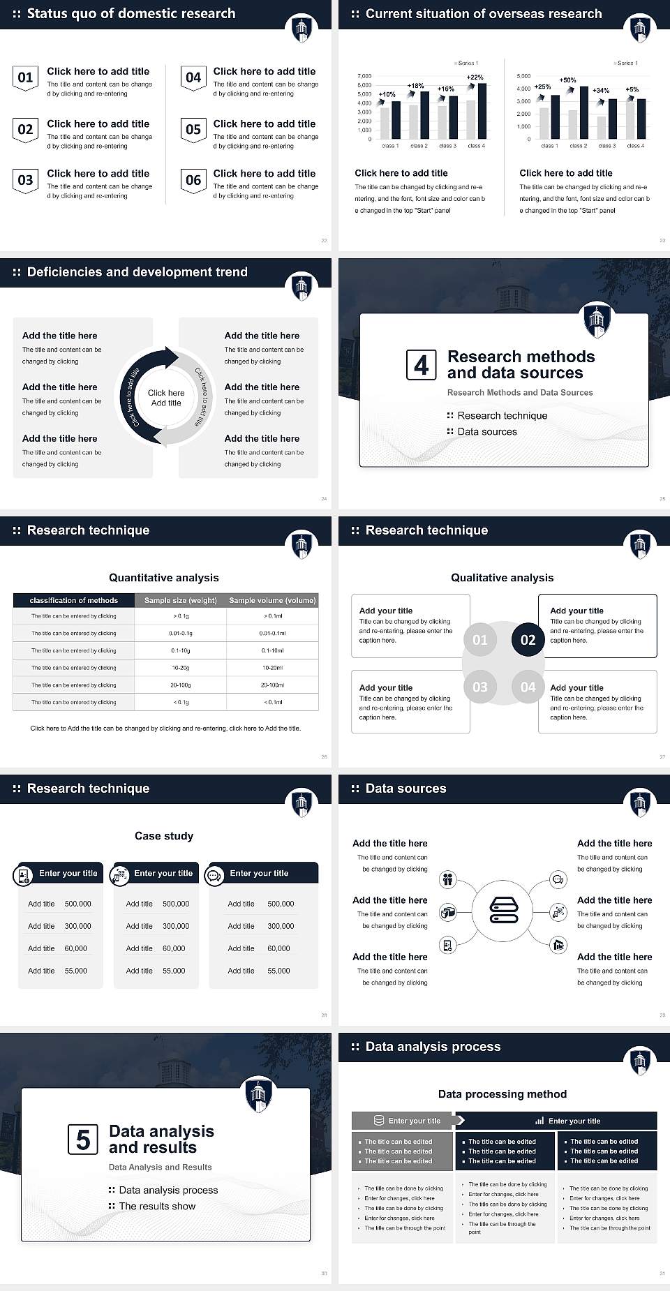 Lyon College Graduation Thesis Defense PPT Template4:3 ratio PPT effect preview image4
