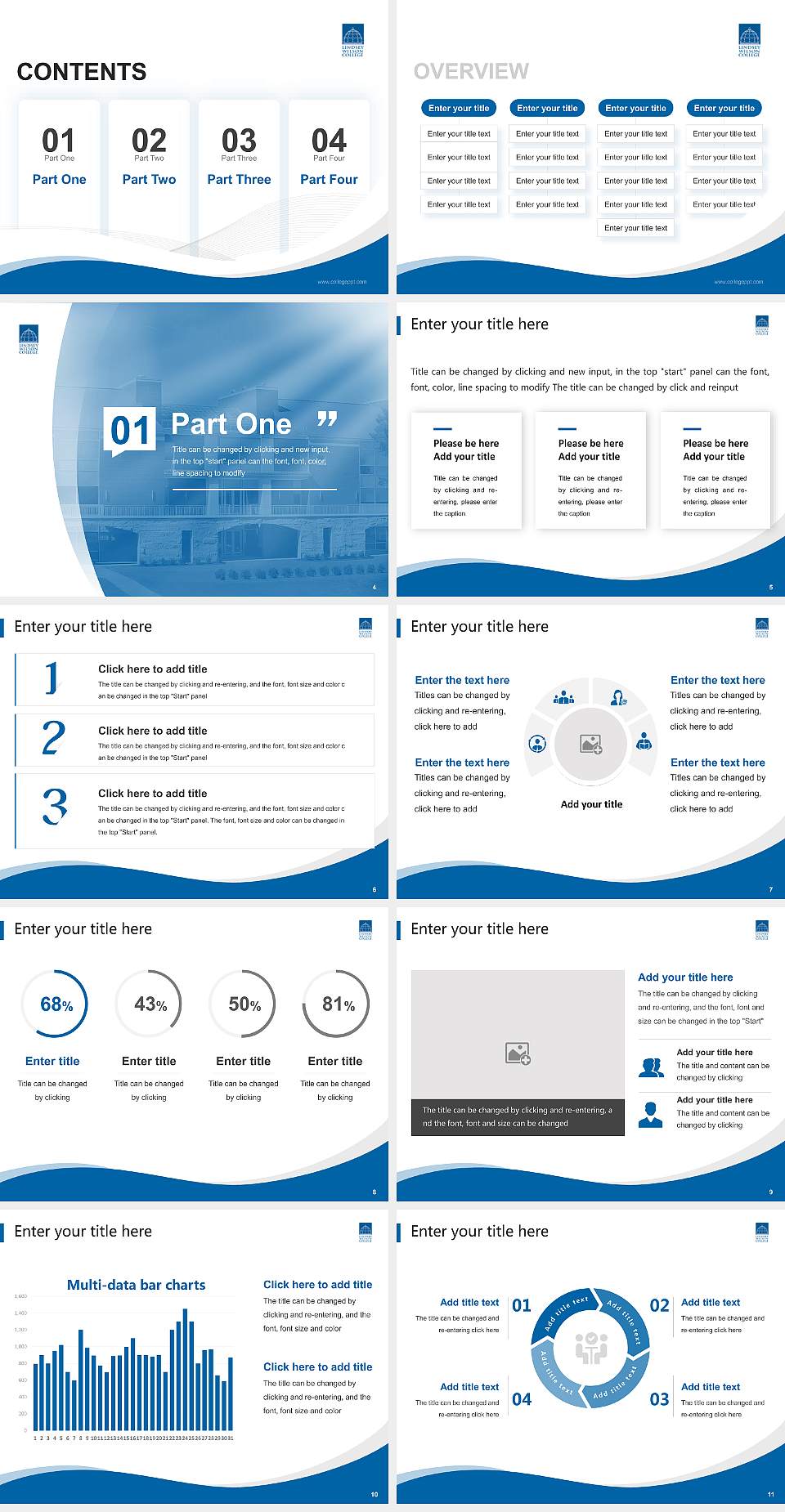 Lindsey Wilson College Lecture Sharing and Networking Event PPT Template4:3 ratio PPT effect preview image2