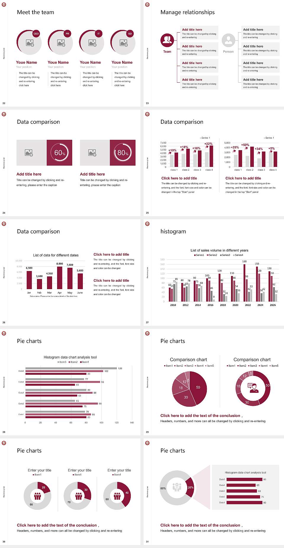 Lock Haven University Competition/Entrepreneurship Contest PPT Template4:3 ratio PPT effect preview image4