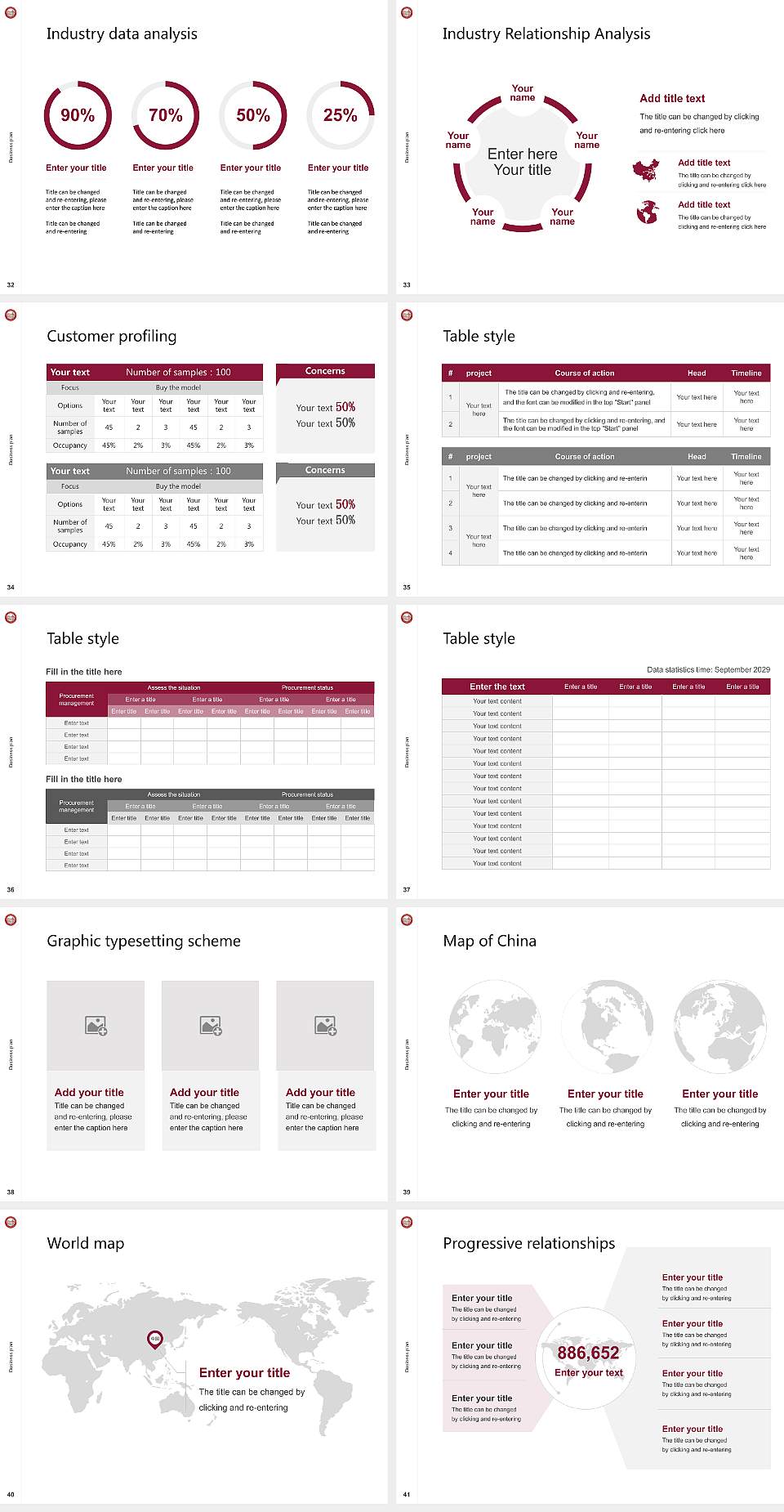 Lock Haven University Competition/Entrepreneurship Contest PPT Template4:3 ratio PPT effect preview image5