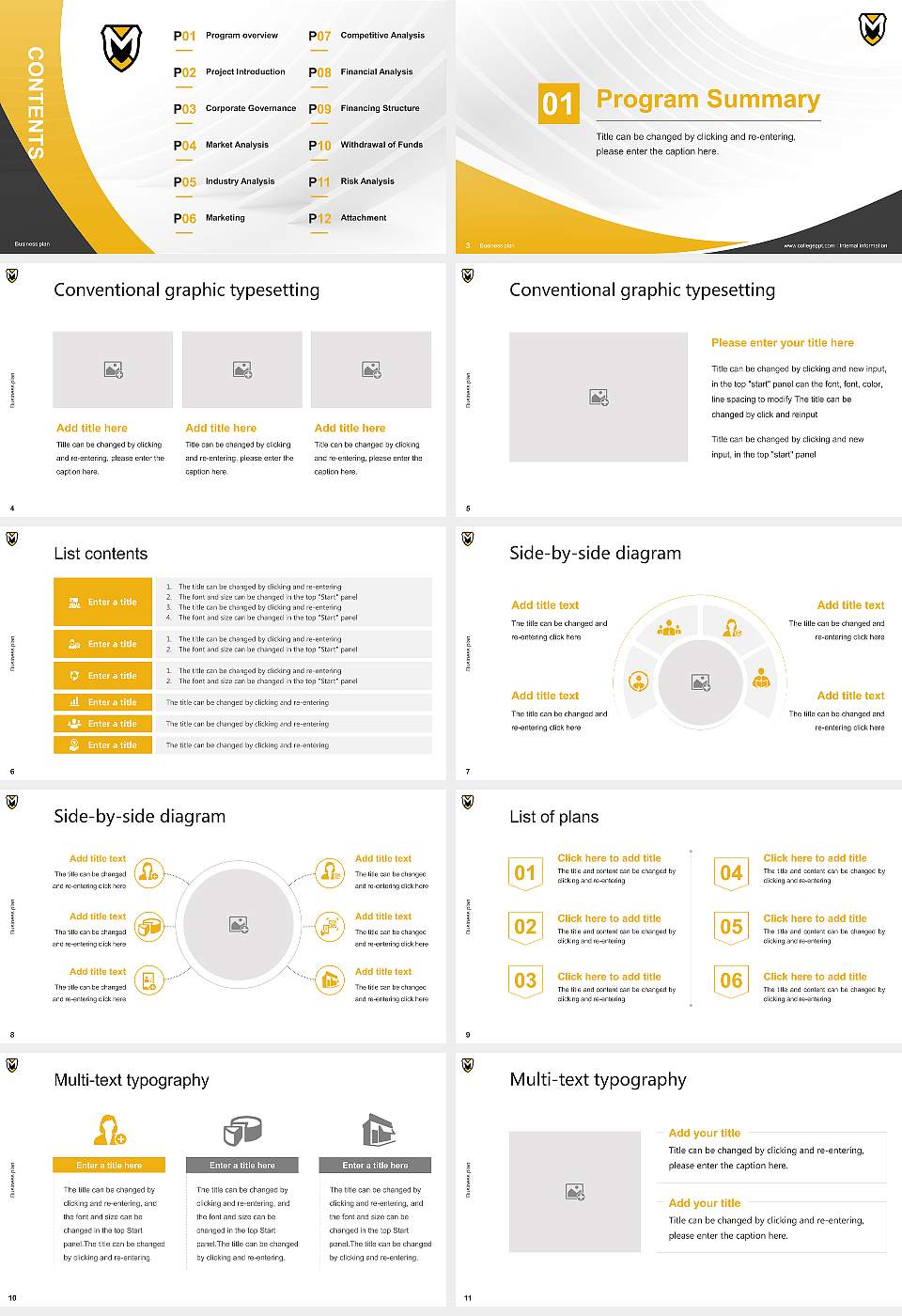 Manchester University Competition/Entrepreneurship Contest PPT Template16:9 ratio PPT effect preview image2