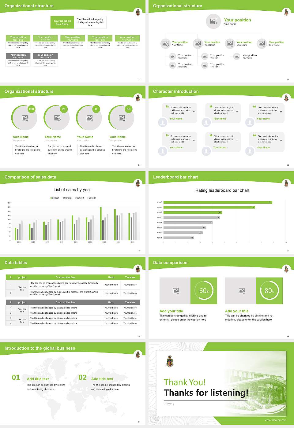 Life University Academic Presentation/Research Findings Report PPT Template16:9 ratio PPT effect preview image4