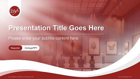 Los Angeles Academy of Figurative Art Lecture Sharing and Networking Event PPT Template