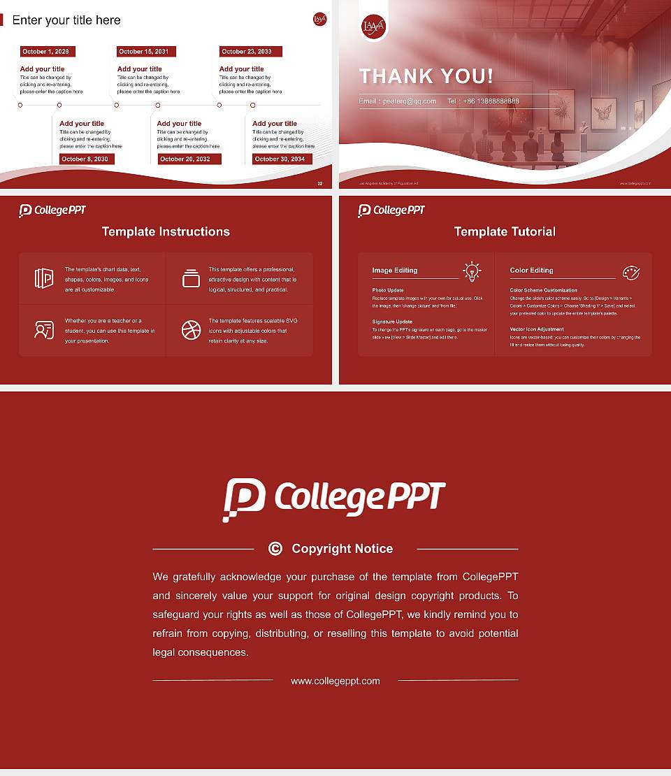 Los Angeles Academy of Figurative Art Lecture Sharing and Networking Event PPT Template16:9 ratio PPT effect preview image4