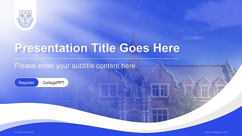 Lincoln University Lecture Sharing and Networking Event PPT Template