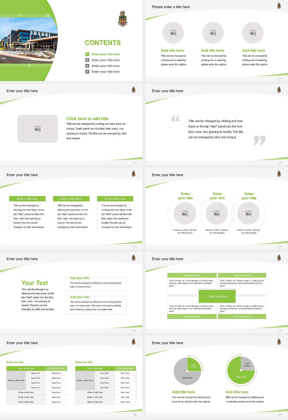 Life University Course/Courseware Creation PPT Template16:9 ratio PPT effect preview image2