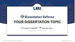 Lincoln Memorial University Graduation Thesis Defense PPT Template