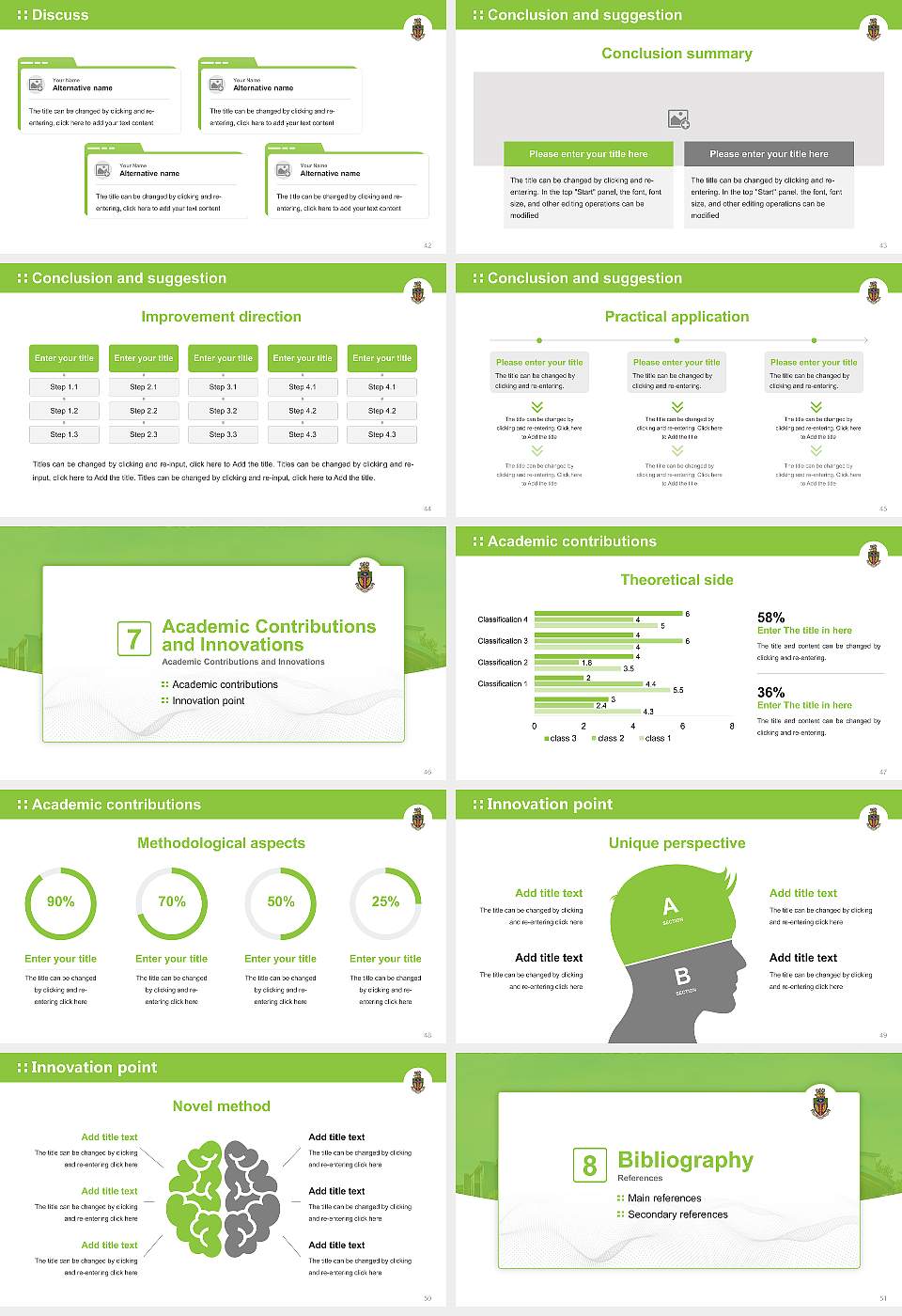 Life University Graduation Thesis Defense PPT Template16:9 ratio PPT effect preview image6