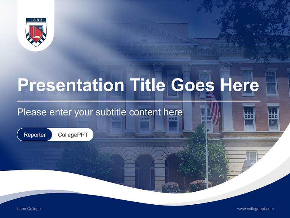 Lane College Lecture Sharing and Networking Event PPT Template4:3 ratio PPT effect preview image4