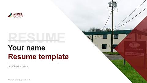 Laurel Technical Institute Resume PPT Template