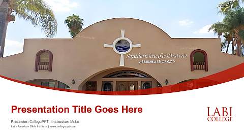 Latin American Bible Institute Course/Courseware Creation PPT Template