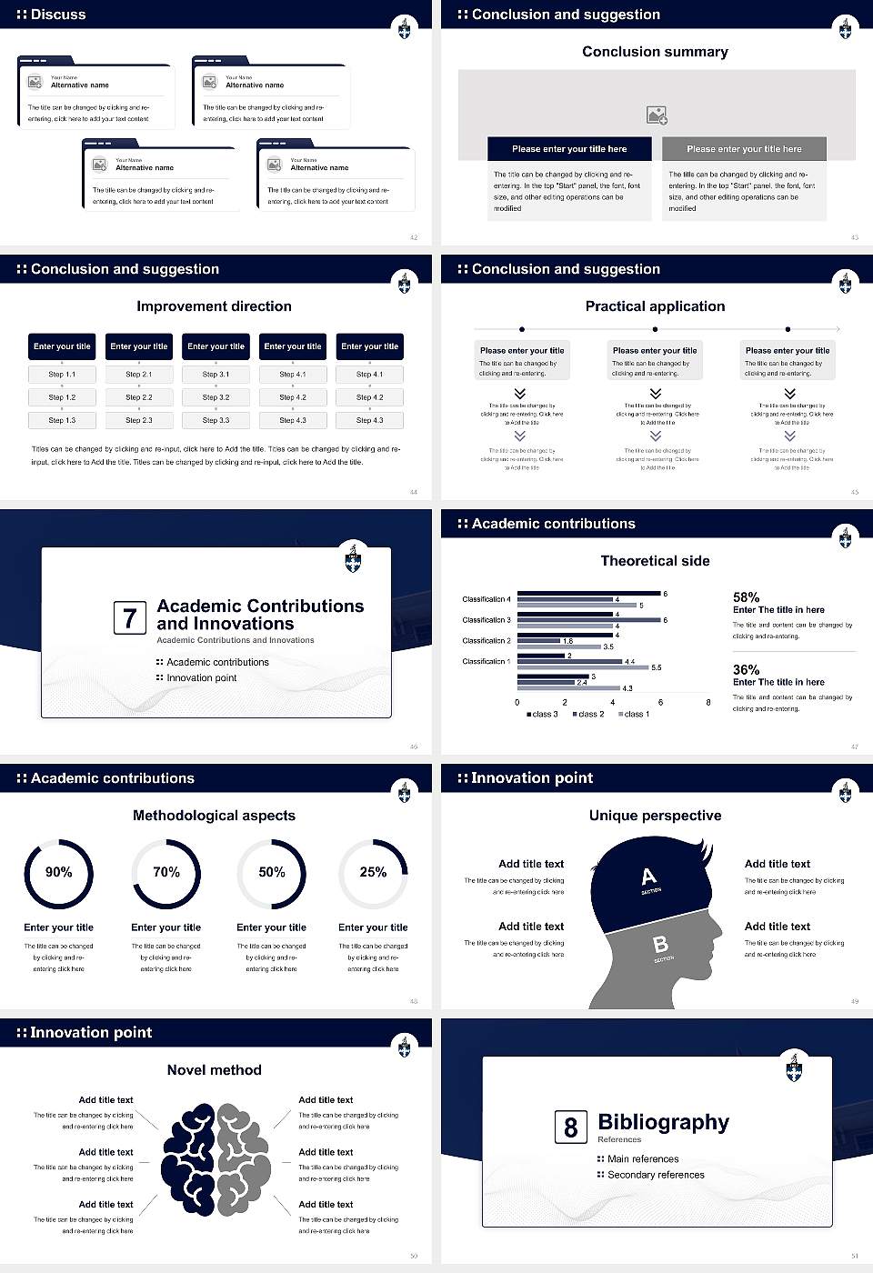 Lawrence University Graduation Thesis Defense PPT Template16:9 ratio PPT effect preview image6