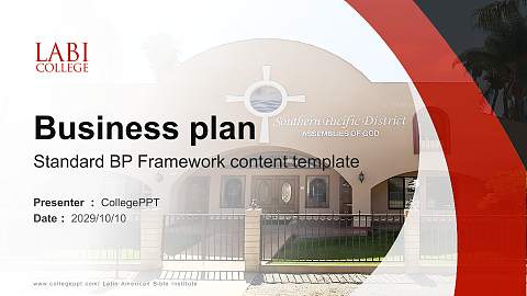 Latin American Bible Institute Competition/Entrepreneurship Contest PPT Template