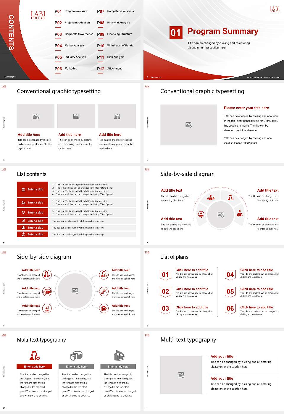 Latin American Bible Institute Competition/Entrepreneurship Contest PPT Template16:9 ratio PPT effect preview image2