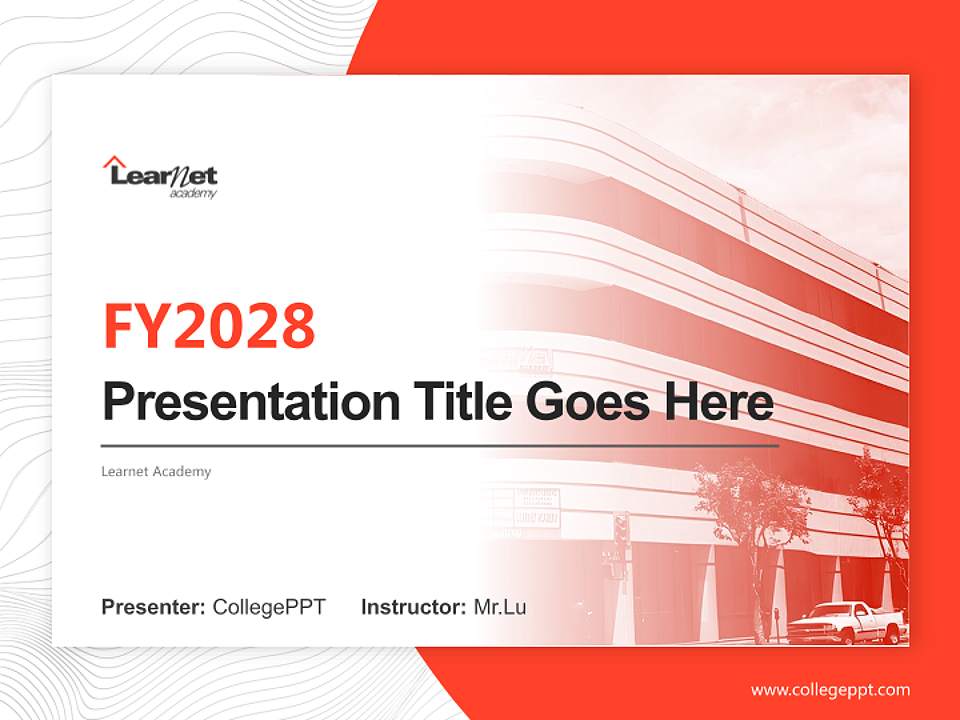 Learnet Academy Academic Presentation/Research Findings Report PPT Template4:3 ratio PPT effect preview image5