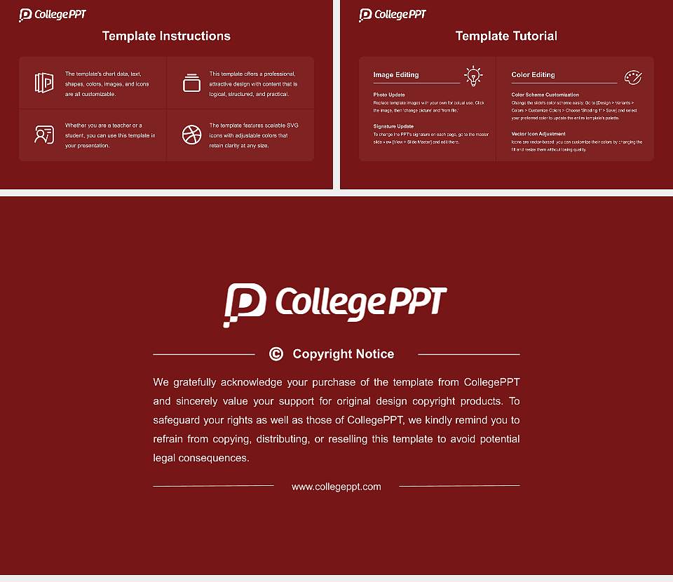 Laurel Technical Institute Academic Presentation/Research Findings Report PPT Template16:9 ratio PPT effect preview image5