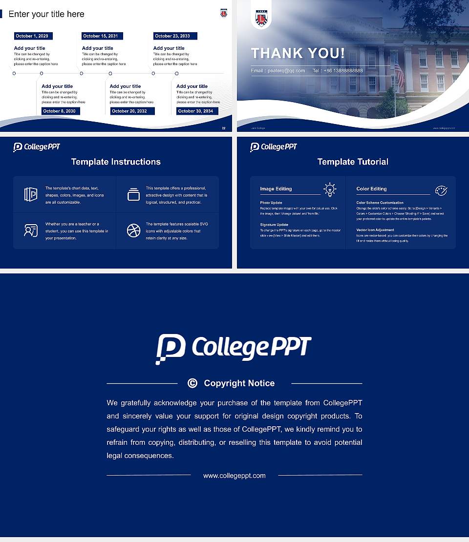 Lane College Lecture Sharing and Networking Event PPT Template16:9 ratio PPT effect preview image4