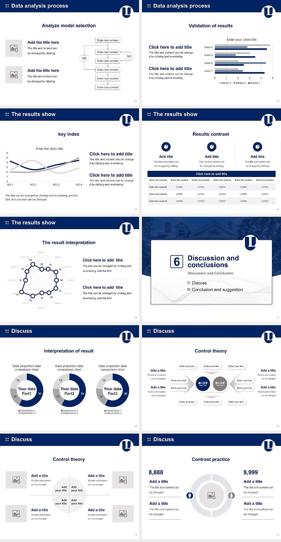 Lasell University Graduation Thesis Defense PPT Template4:3 ratio PPT effect preview image5