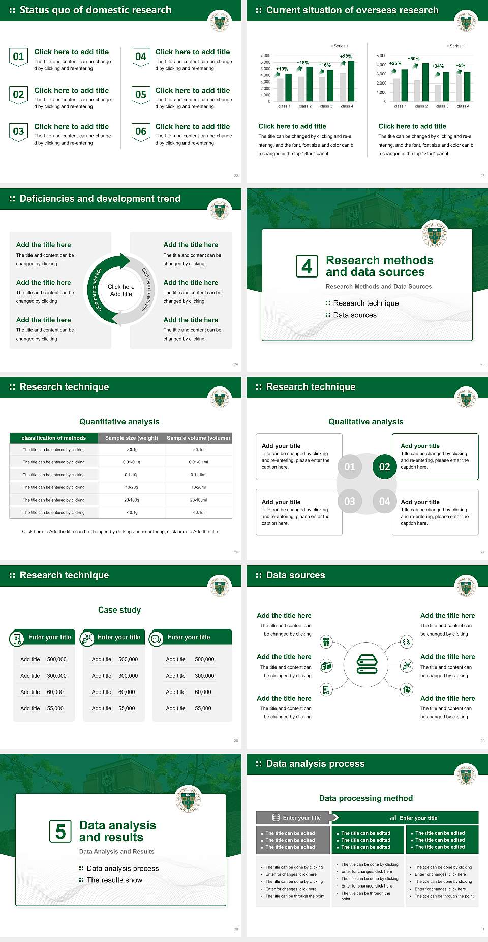 Le Moyne College Graduation Thesis Defense PPT Template4:3 ratio PPT effect preview image4