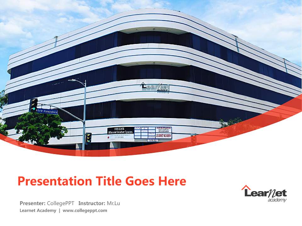Learnet Academy Course/Courseware Creation PPT Template4:3 ratio PPT effect preview image5