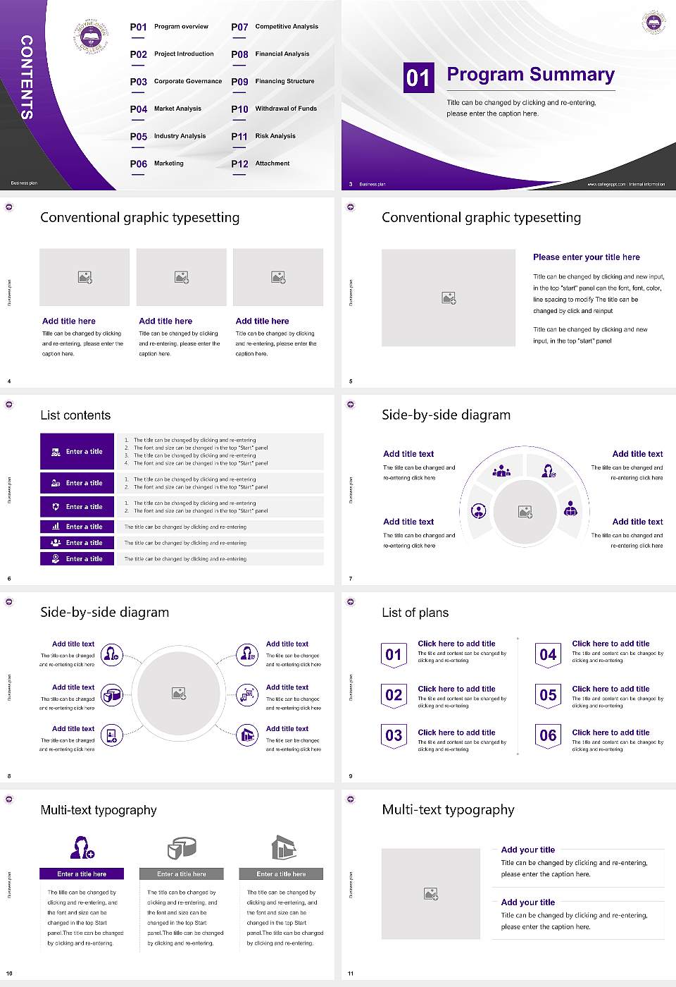 Le Moyne-Owen College Competition/Entrepreneurship Contest PPT Template16:9 ratio PPT effect preview image2