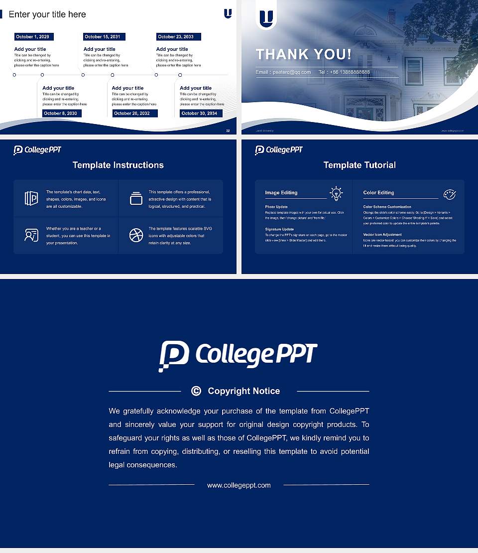 Lasell University Lecture Sharing and Networking Event PPT Template16:9 ratio PPT effect preview image4