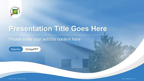 Leech Lake Tribal College Lecture Sharing and Networking Event PPT Template