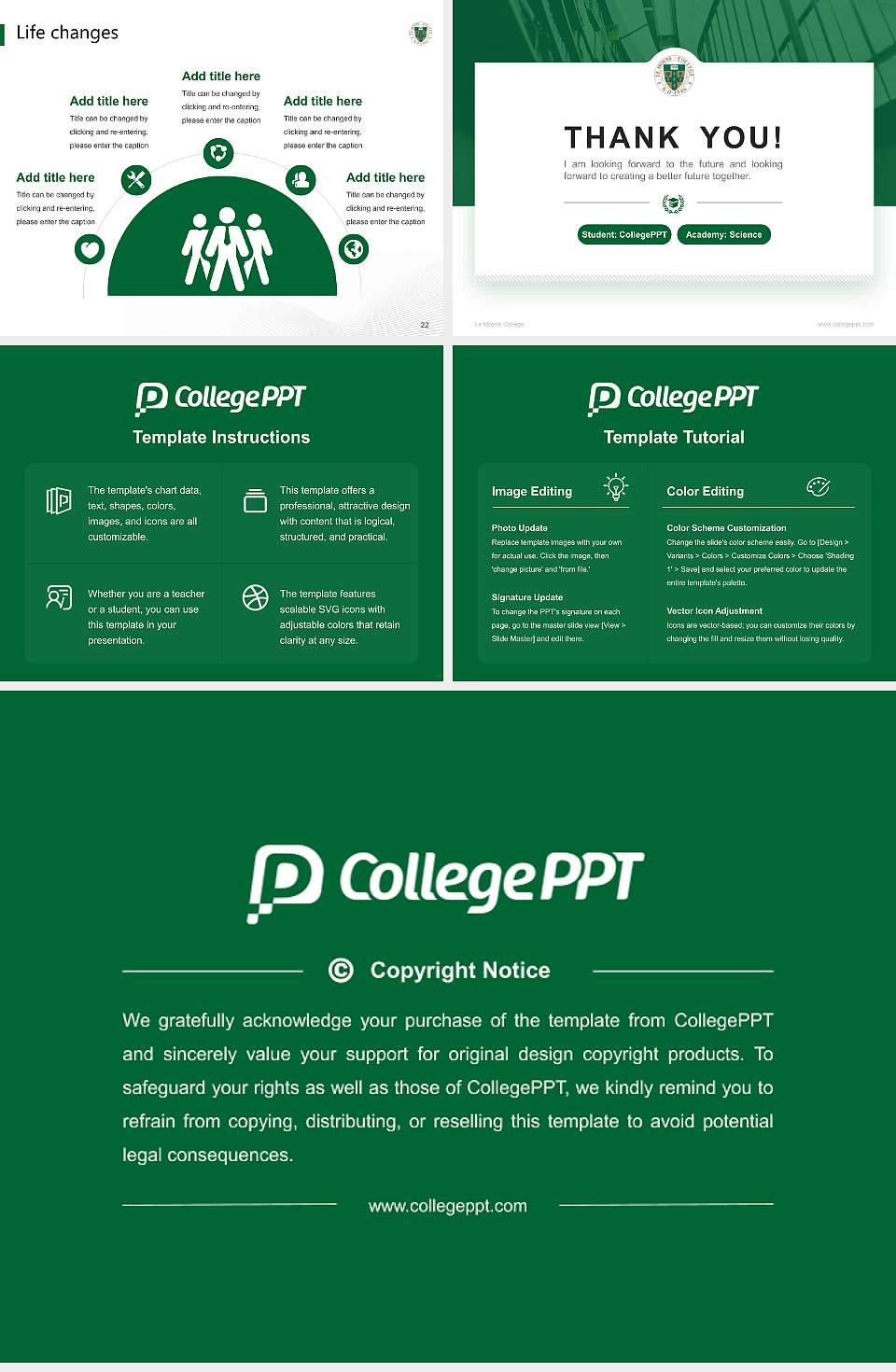 Le Moyne College National Scholarship Defense PPT Template4:3 ratio PPT effect preview image4