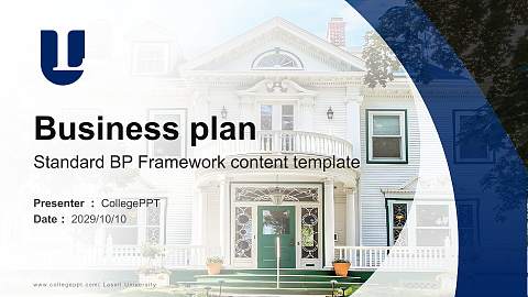 Lasell University Competition/Entrepreneurship Contest PPT Template