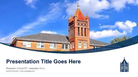 Lander University Course/Courseware Creation PPT Template
