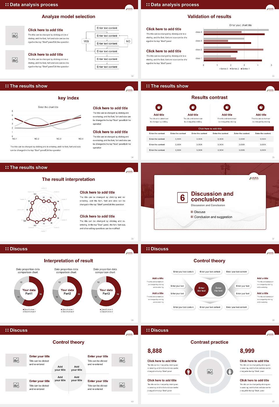 Laurel Technical Institute Graduation Thesis Defense PPT Template16:9 ratio PPT effect preview image5