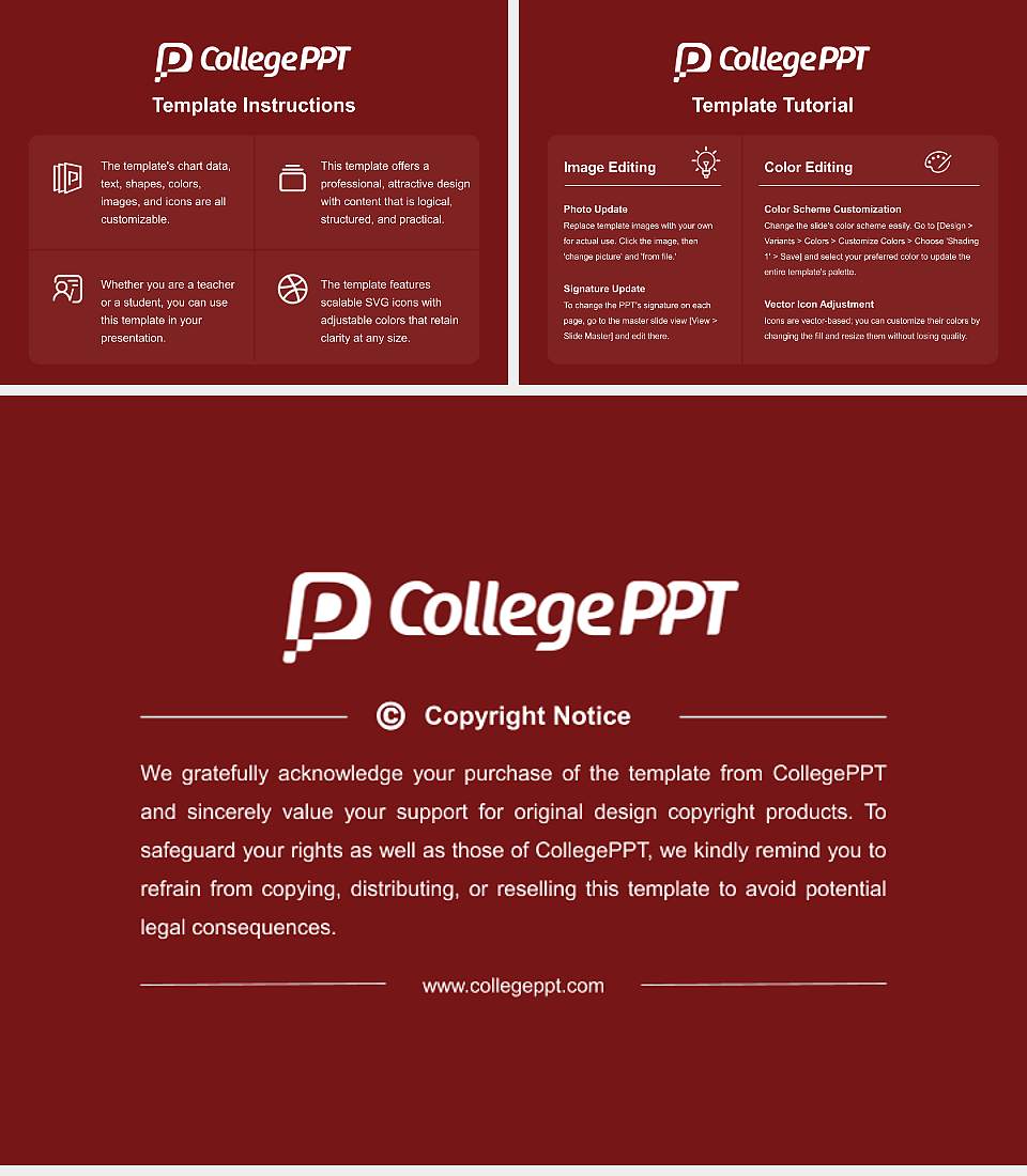 Laurel Technical Institute Academic Presentation/Research Findings Report PPT Template4:3 ratio PPT effect preview image5