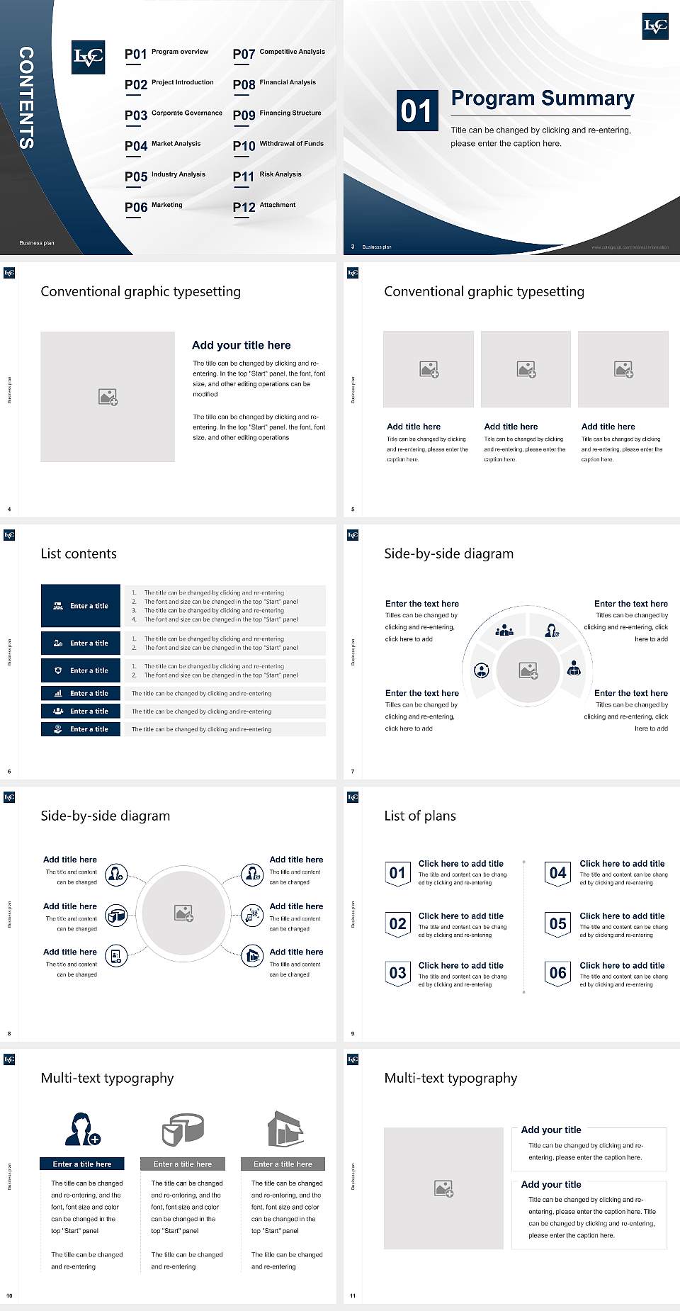 Lebanon Valley College Competition/Entrepreneurship Contest PPT Template4:3 ratio PPT effect preview image2