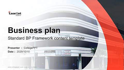 Learnet Academy Competition/Entrepreneurship Contest PPT Template