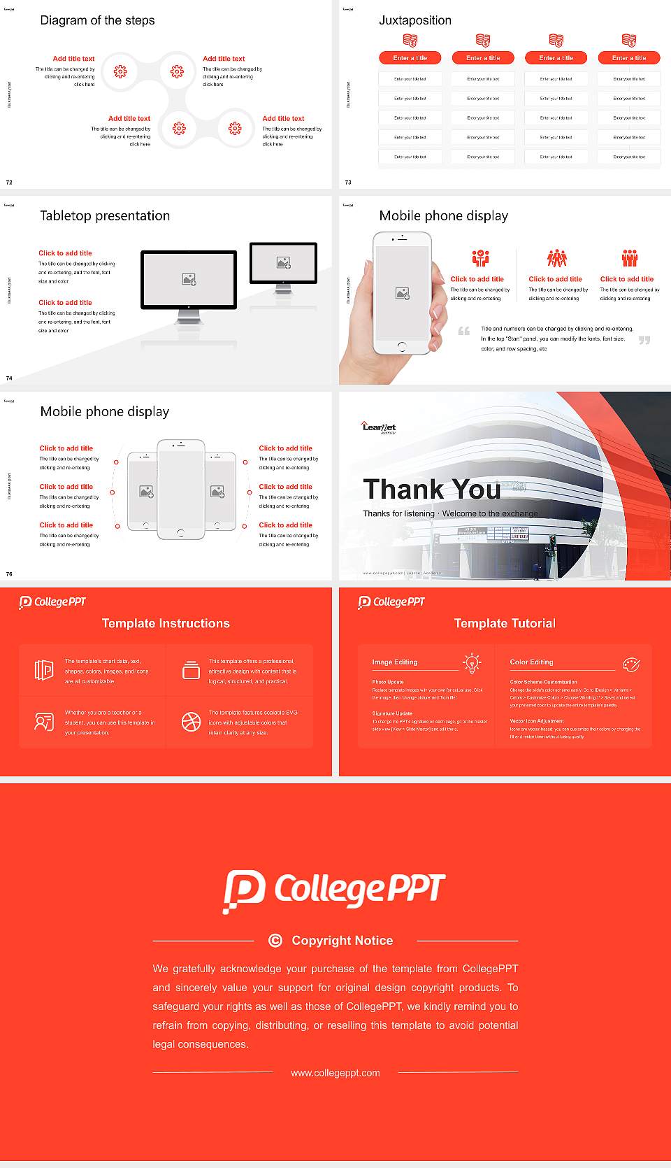 Learnet Academy Competition/Entrepreneurship Contest PPT Template16:9 ratio PPT effect preview image9