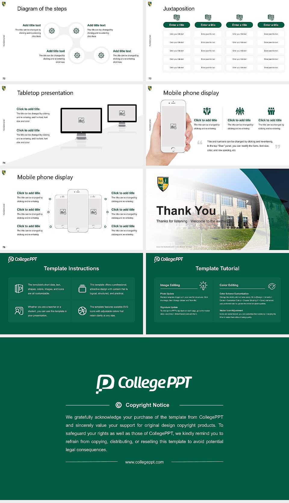 Lees-Mcrae College Competition/Entrepreneurship Contest PPT Template16:9 ratio PPT effect preview image9