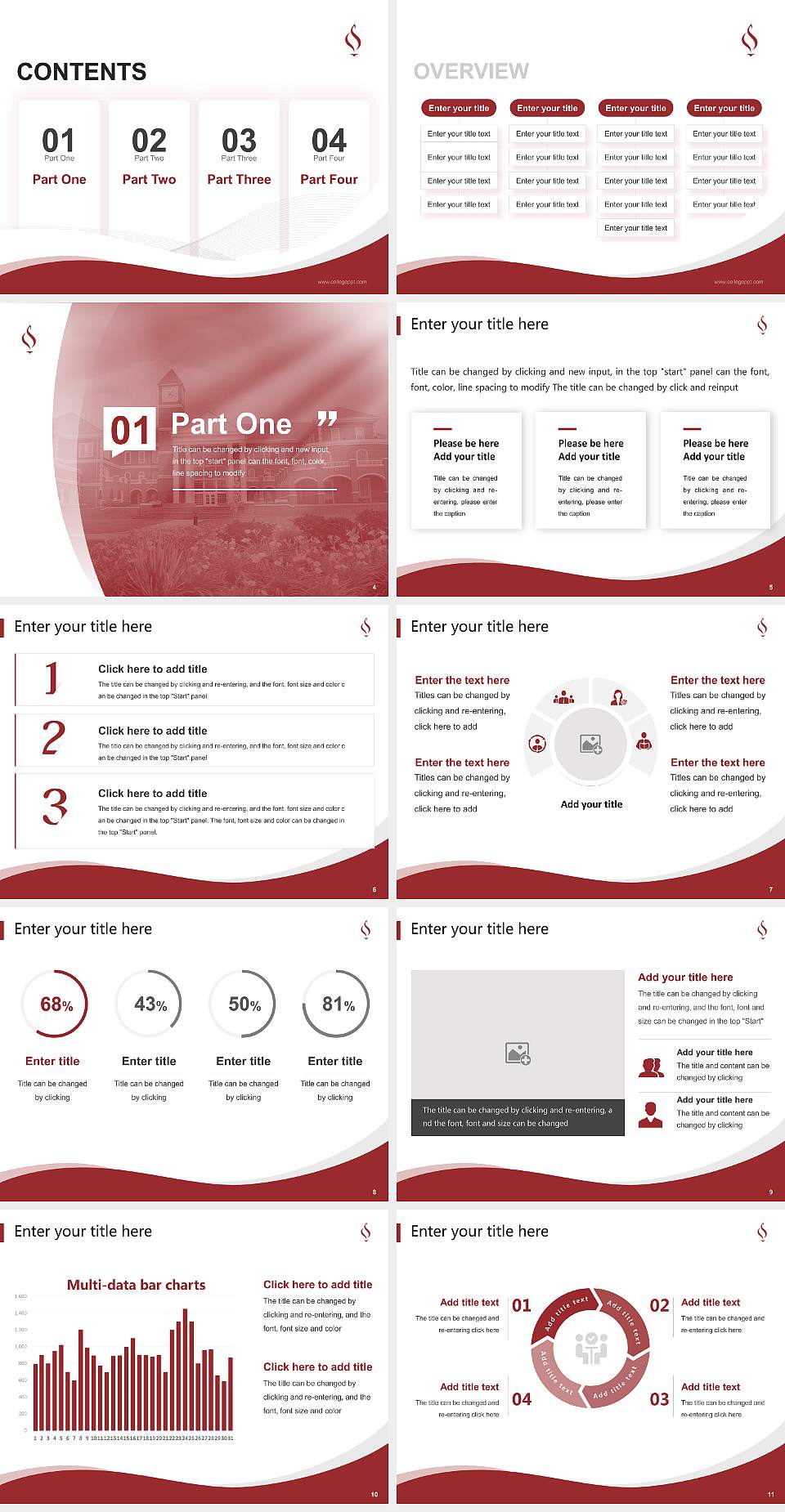 Lee University Lecture Sharing and Networking Event PPT Template4:3 ratio PPT effect preview image2