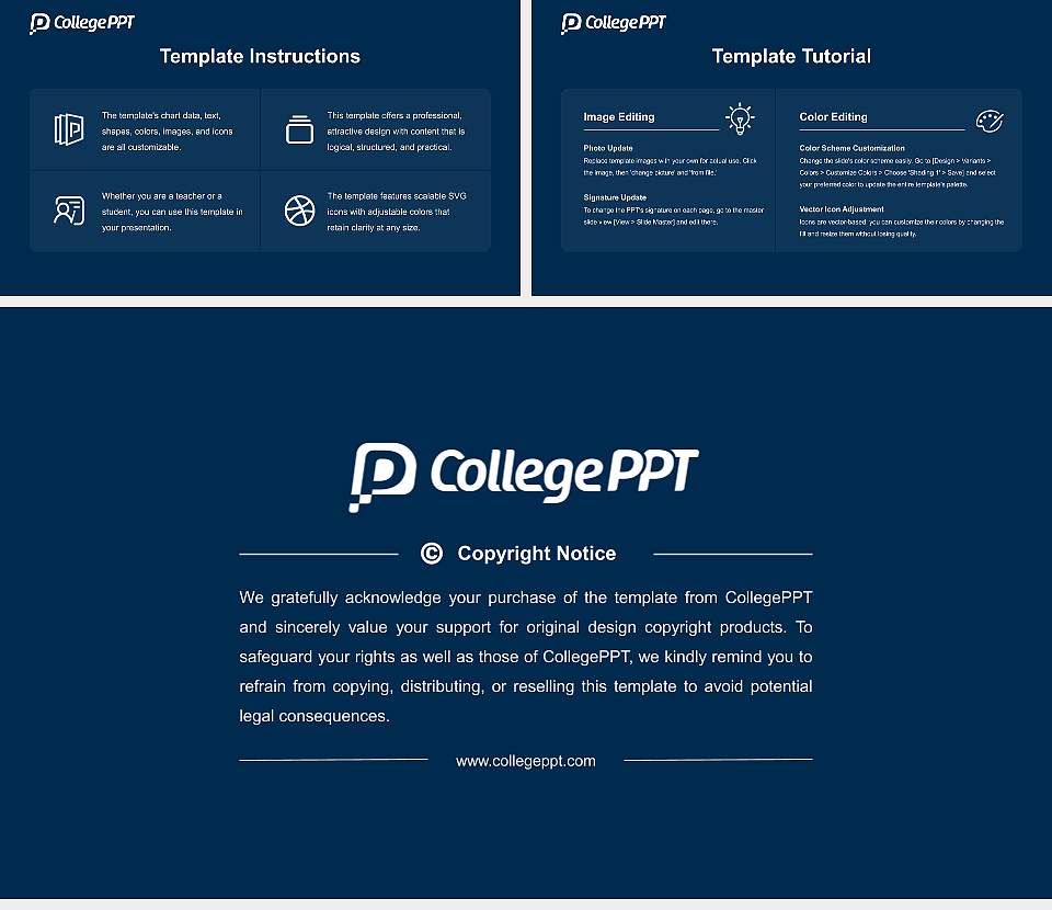 Lebanon Valley College Academic Presentation/Research Findings Report PPT Template16:9 ratio PPT effect preview image5