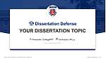 Lane College Graduation Thesis Defense PPT Template