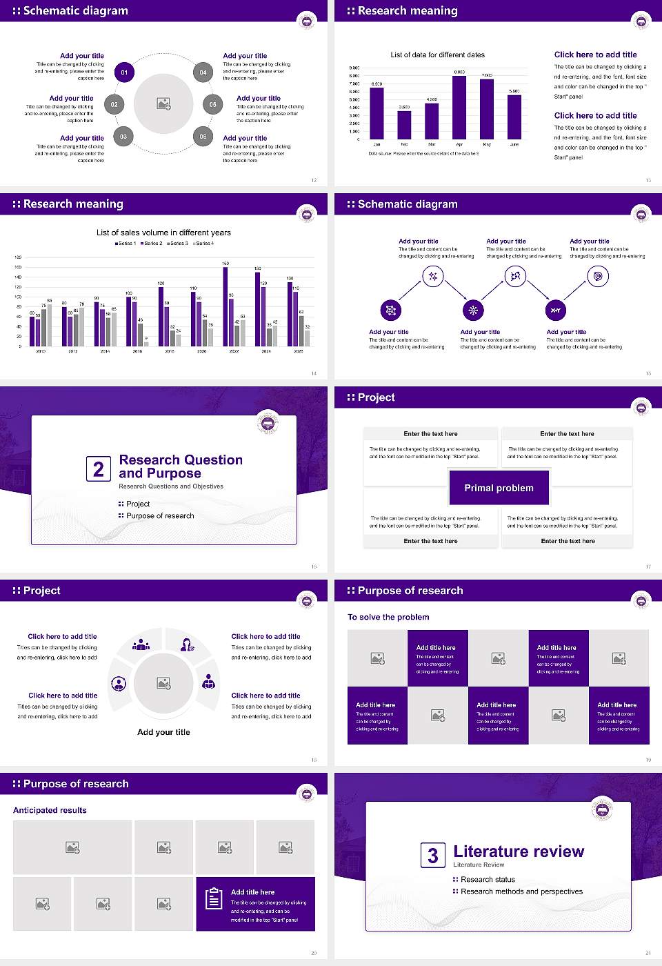 Le Moyne-Owen College Graduation Thesis Defense PPT Template16:9 ratio PPT effect preview image3