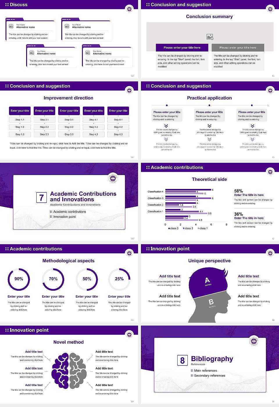 Le Moyne-Owen College Graduation Thesis Defense PPT Template16:9 ratio PPT effect preview image6