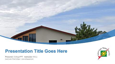 Leech Lake Tribal College Course/Courseware Creation PPT Template