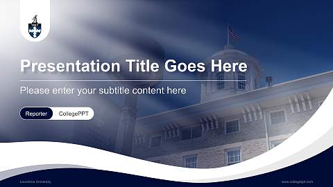 Lawrence University Lecture Sharing and Networking Event PPT Template