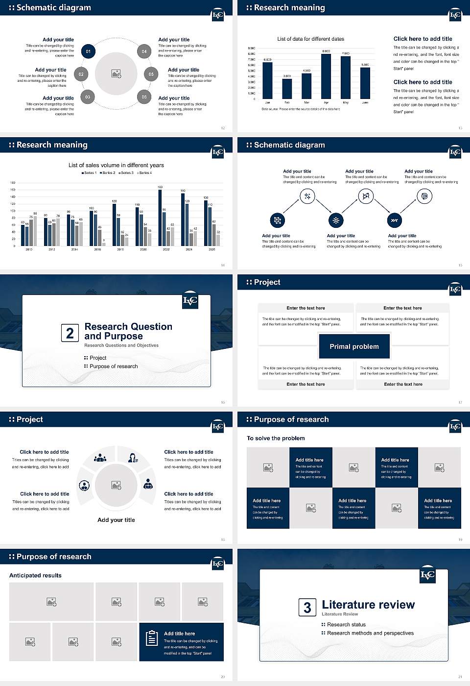 Lebanon Valley College Graduation Thesis Defense PPT Template16:9 ratio PPT effect preview image3