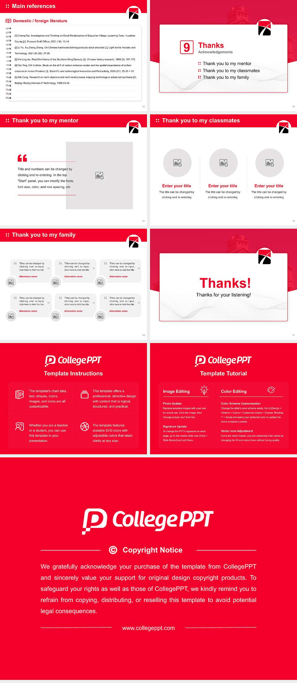 Lancaster Bible College Graduation Thesis Defense PPT Template4:3 ratio PPT effect preview image7