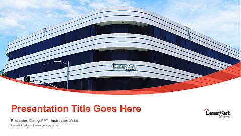 Learnet Academy Course/Courseware Creation PPT Template